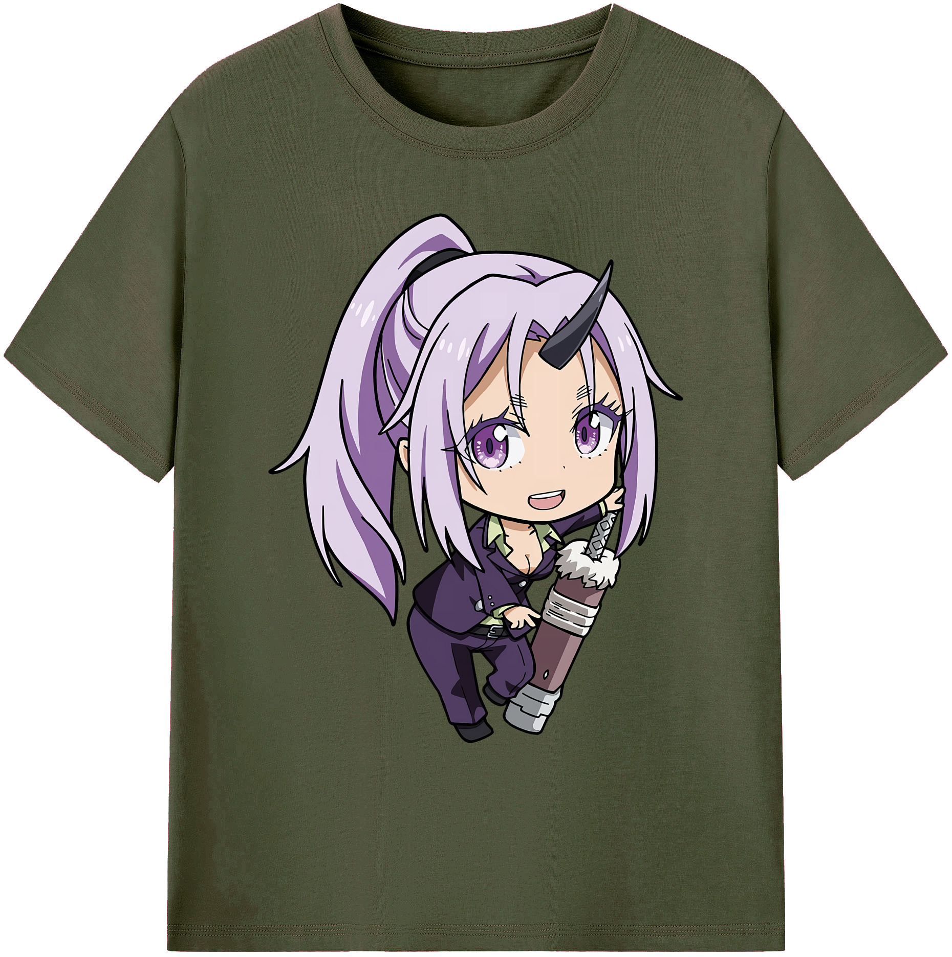 （画像用） 転スラ Regarding Reincarnated to Slime 綿100％ メンズ半袖Tシャツ｜肌触りやわらか＆通気性